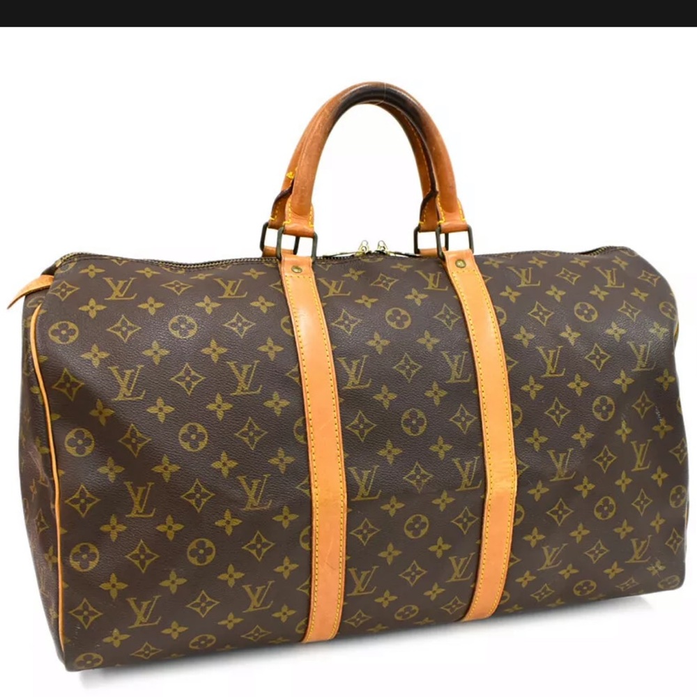 AUTHENTIC LOUIS VUITTON KEEPALL 45 MONOGRAM